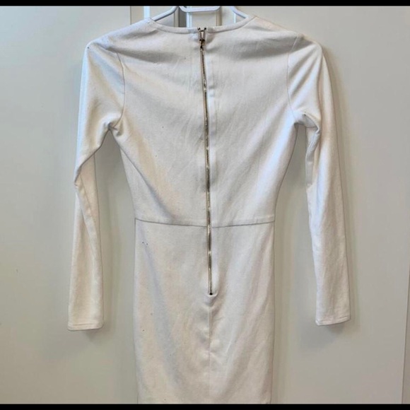 Oh Polly Tied and Gone to Heaven suede dress - Picture 2 of 3